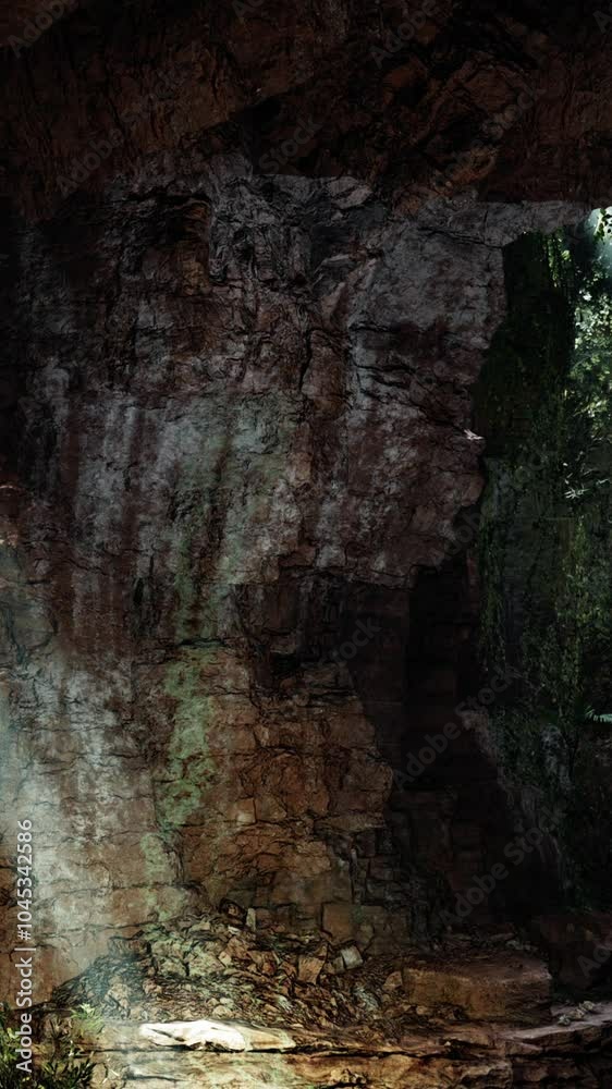 Exploring the Enchanting Depths: A Mesmerizing Cave Illuminated by Sunlight Exploring the Enchanting Depths: A Mesmerizing Cave Illuminated by Sunlight