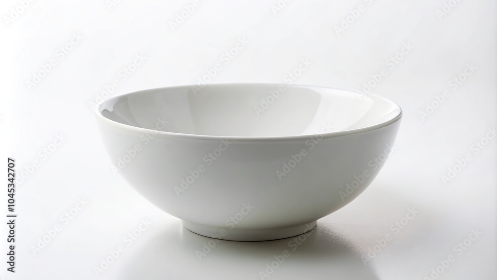 Clean minimalist white bowl Clean minimalist white bowl