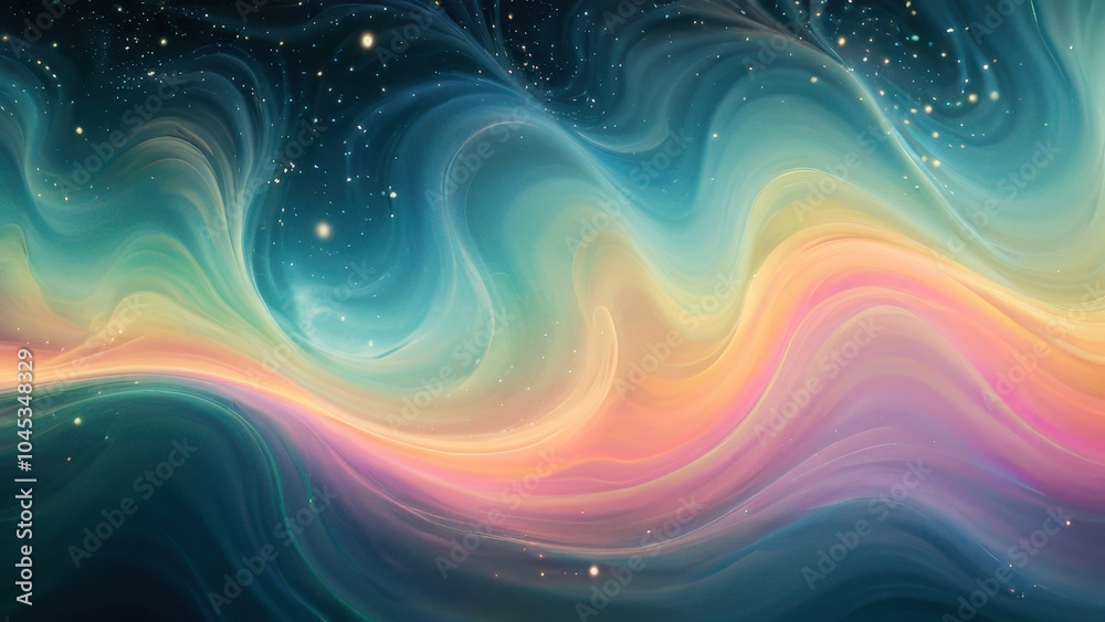 A vibrant abstract wave of colorful swirls, merging hues of pink, orange, and teal against a dark backdrop. Perfect for modern art and digital projects A vibrant abstract wave of colorful swirls, merging hues of pink, orange, and teal against a dark backdrop. Perfect for modern art and digital projects