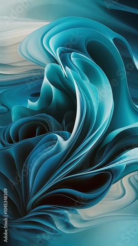 Abstract blue design