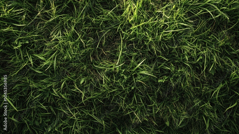 Fresh, natural grass with visible texture and soft lighting, creating a calming and organic background for environmental or health-related themes. 
