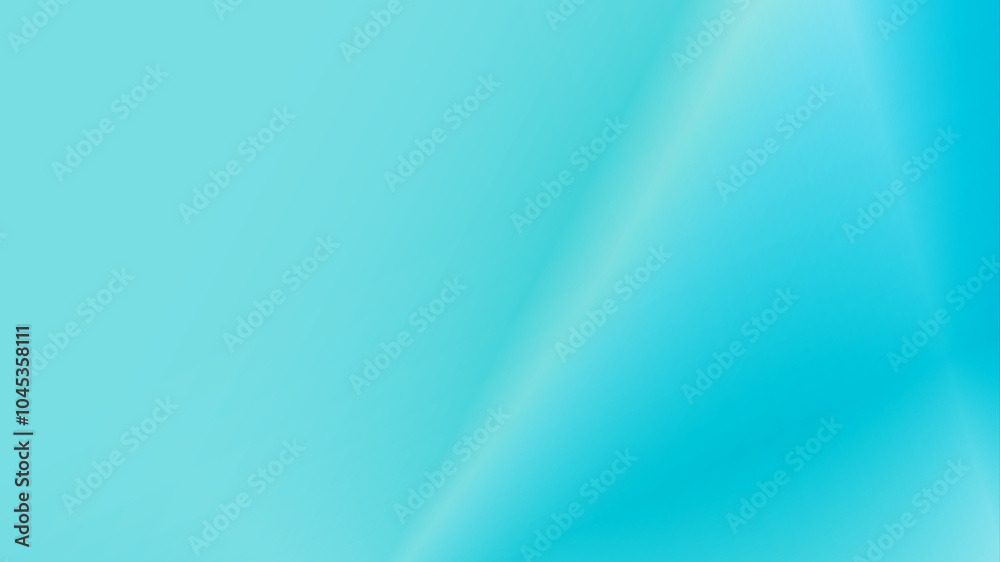Fototapeta premium Beautiful watercolor paint in light blue and turquoise tone background for modern art decoration and wallpaper. Cool banner with copy space on page, cover, website and presentation