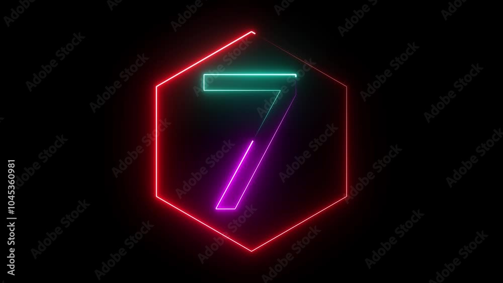 1-10 text icon animation. 1-10 text icon animation.