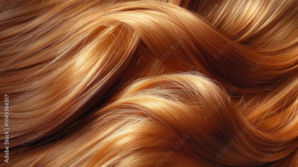 Silky hair shining under soft light, with a focus on the texture and gloss achieved after using hair serum Silky hair shining under soft light, with a focus on the texture and gloss achieved after using hair serum