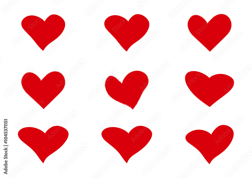 Bold Red Heart Silhouettes with Simple Elegance For Christmas, Diwali, Valentine's, Eid, and Other Festivals Bold Red Heart Silhouettes with Simple Elegance For Christmas, Diwali, Valentine's, Eid, and Other Festivals