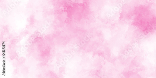 Abstract pink or white Watercolor background Illustration, light pink gradient watercolor background with clouds texture, Beautiful abstract color pink texture background on white surface granite, 