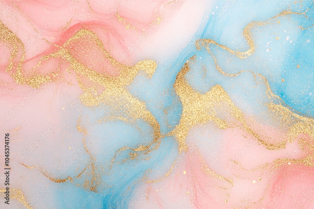 Abstract Sparkling Texture in Soft Pink and Blue Hues Abstract Sparkling Texture in Soft Pink and Blue Hues