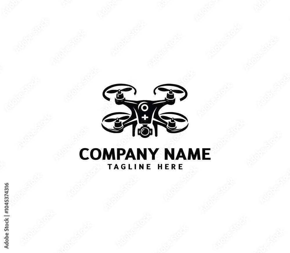 Vector drone logo design. Minimalist flying drone logo. modern drone logo. Simple Drone curved line Vector drone logo design. Minimalist flying drone logo. modern drone logo. Simple Drone curved line