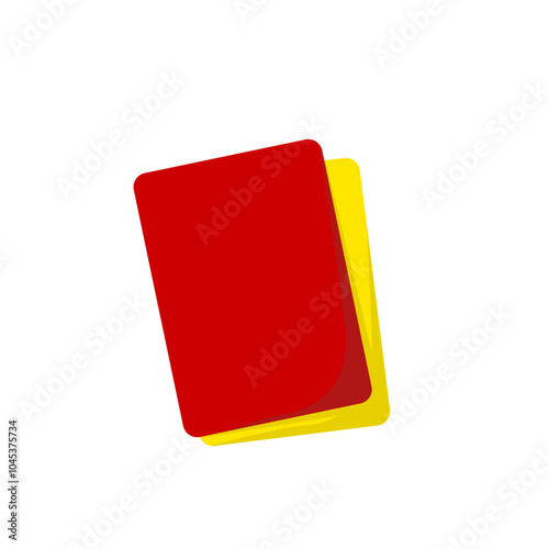 yellow and red referee cards