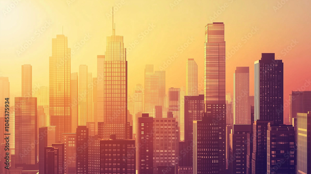 skyline modern city urban architecture Background skyline modern city urban architecture Background