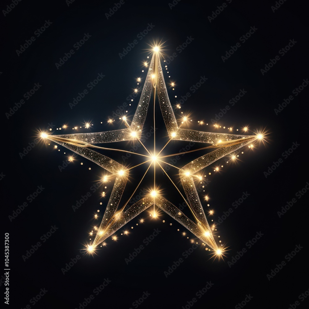 Illuminated decoration astronomy shape. Illuminated decoration astronomy shape.