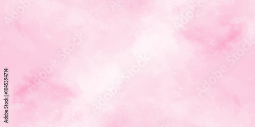 Vector fantasy light red and pink shades watercolor background. Hand drawn vector texture. Pastel color watercolor banner. Aquarelle paint paper textured stain canvas element for text design.	