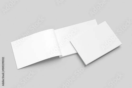 A4 Magazine Landscape Mockup