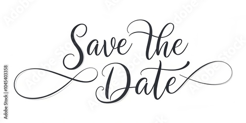 Save the date card design