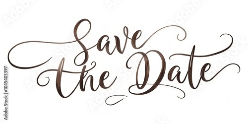 Save the date card design