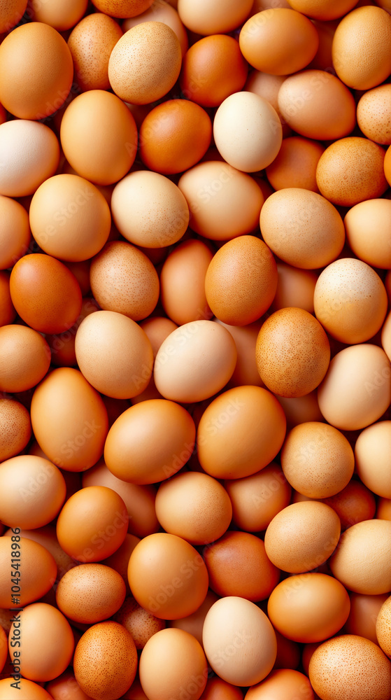 fresh eggs background in the market closeup seen from above fresh eggs background in the market closeup seen from above