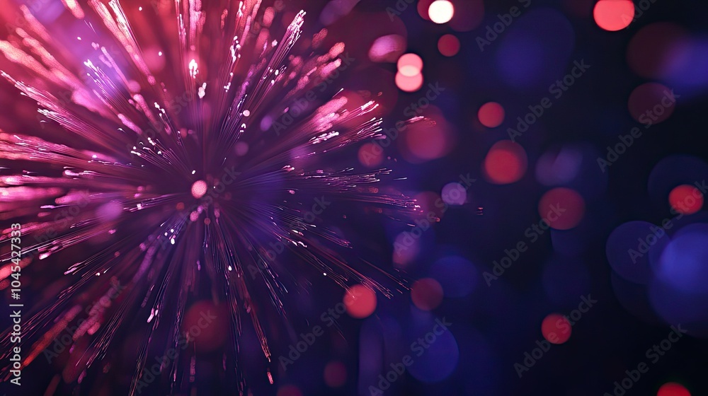 Beautiful fireworks display during a South Asian festival, with space for festive messages Beautiful fireworks display during a South Asian festival, with space for festive messages