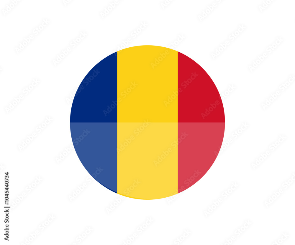 Romania flag in circle icon. National flag of Romania vector design and illustration.
Romania flag in circle icon. National flag of Romania vector design and illustration.