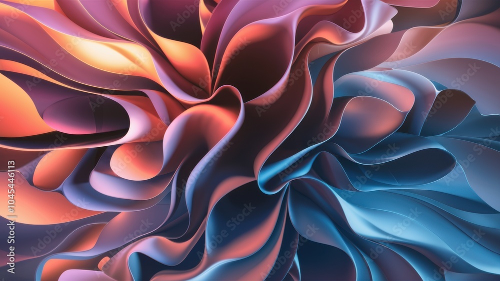Obraz premium a mesmerizing digital abstract 3d background