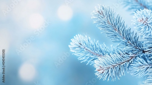 Close-up of blue spruce tree