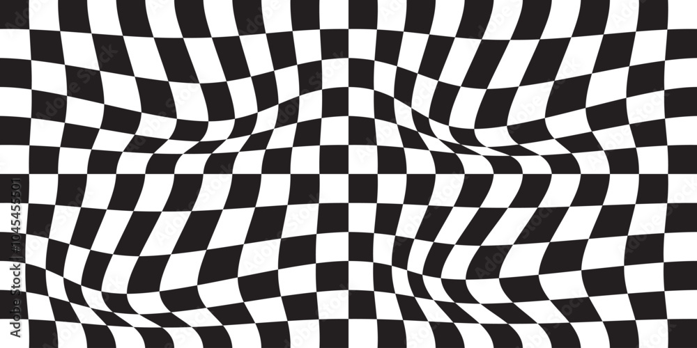 Black and white checker pattern vector illustration. Abstract checkered chessboard or checkerboard for game, grid with geometric square shape, race or rally flag and mosaic floor tile. EPS 10. Black and white checker pattern vector illustration. Abstract checkered chessboard or checkerboard for game, grid with geometric square shape, race or rally flag and mosaic floor tile. EPS 10.