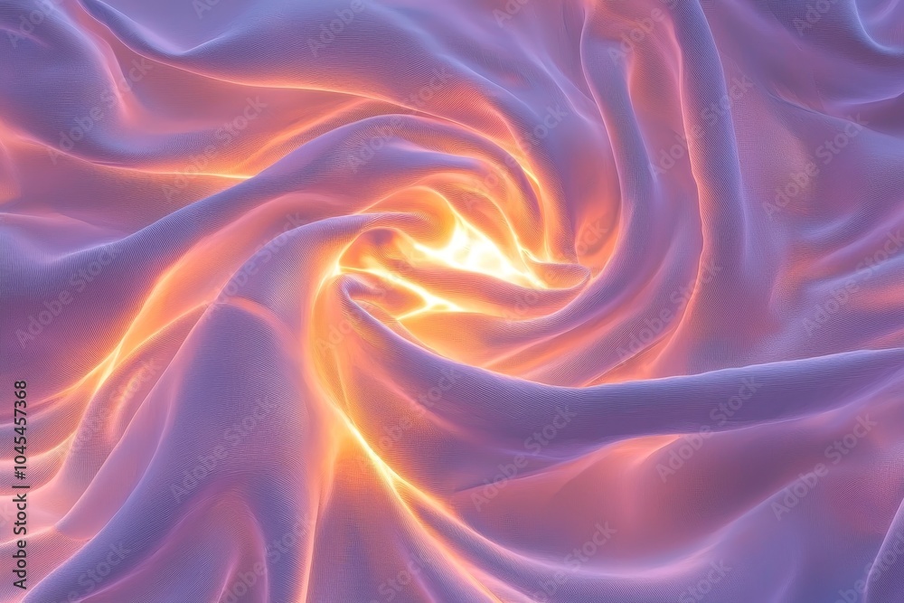 Fototapeta premium This is a bioluminescent cosmos dreamscape of fluid digital interfaces and psychedelic organic forms