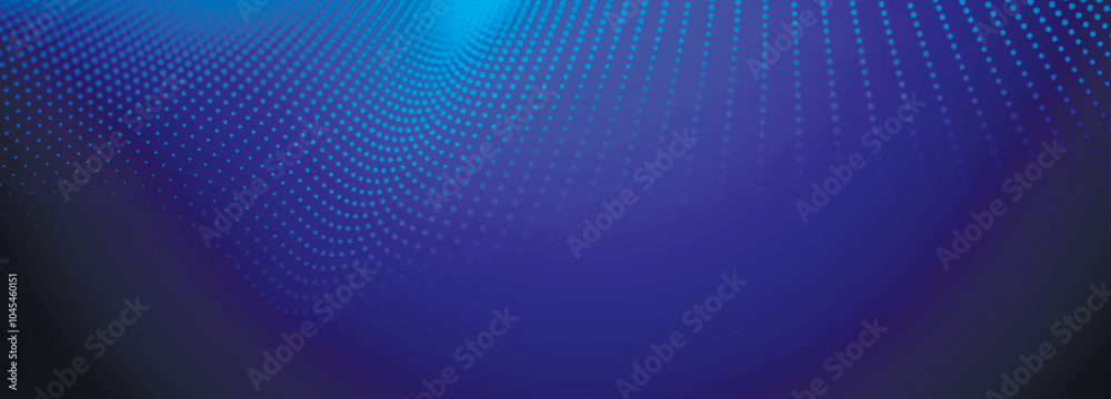 Dynamic wave of glowing points. Futuristic dot wave. Network connection structure. Futuristic background for presentation design. Technology or science banner. 3d Widescreen. Vector illustration Dynamic wave of glowing points. Futuristic dot wave. Network connection structure. Futuristic background for presentation design. Technology or science banner. 3d Widescreen. Vector illustration
