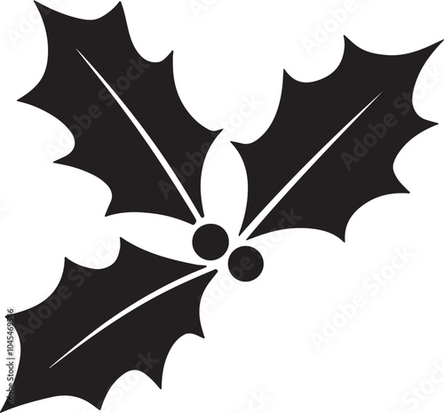 illustration of a Christmas holly berry