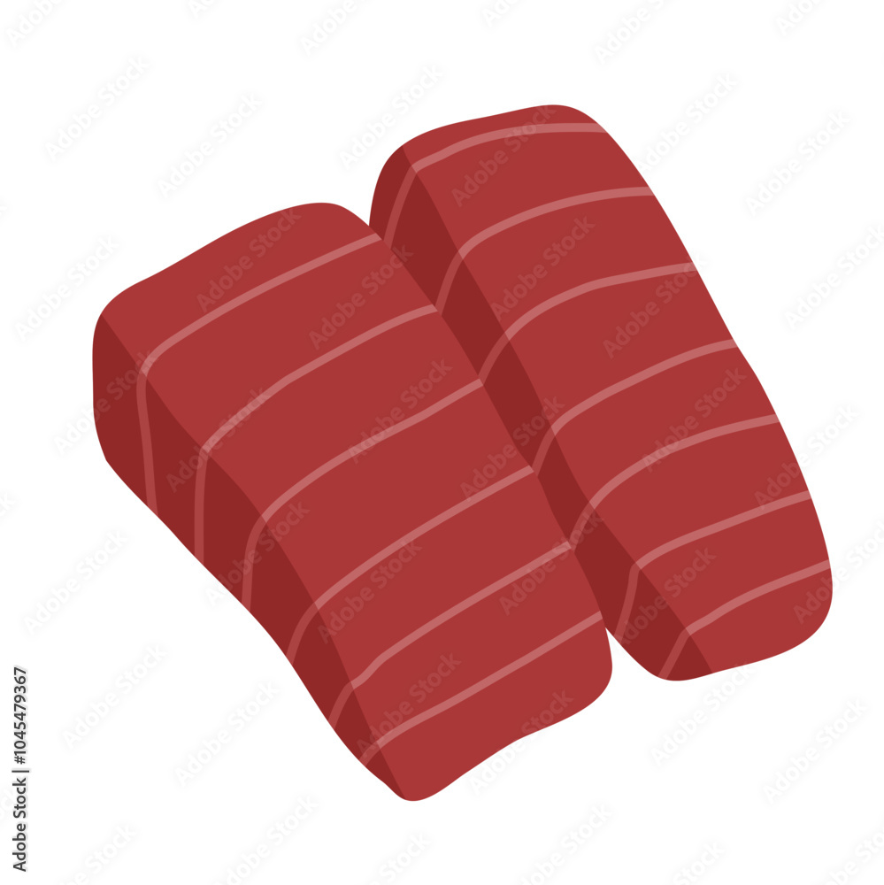 raw tuna meat  tuna fillet  healthy and fresh tuna meat