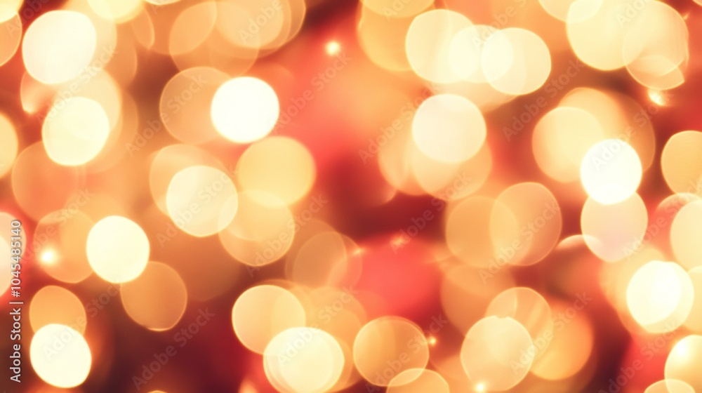 close up of red and gold Christmas background