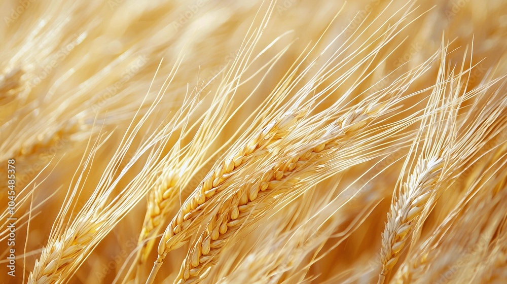 Close-Up of Dried Wheat Stalks: Natural Golden Fibrous Texture Close-Up of Dried Wheat Stalks: Natural Golden Fibrous Texture