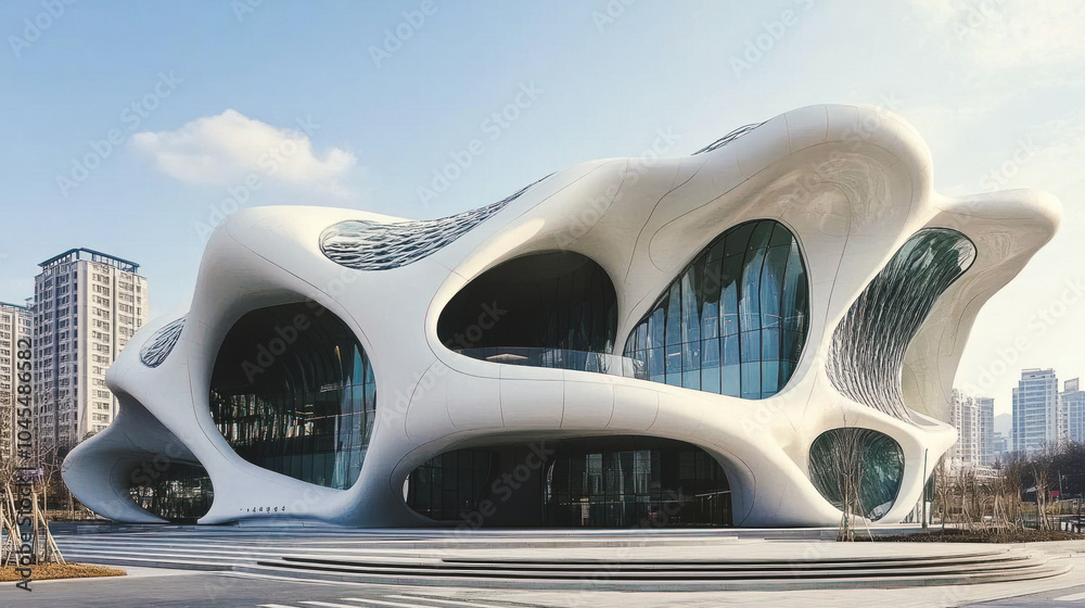 Fototapeta premium architettura futurista