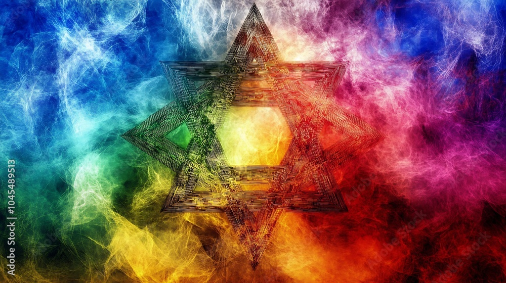 Artistic Interpretation of Hanukkah Symbols Artistic Interpretation of Hanukkah Symbols