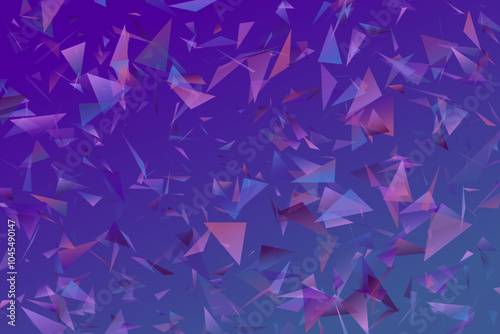 Abstract random geometrical particle web background - chaotic vector graphic from triangles