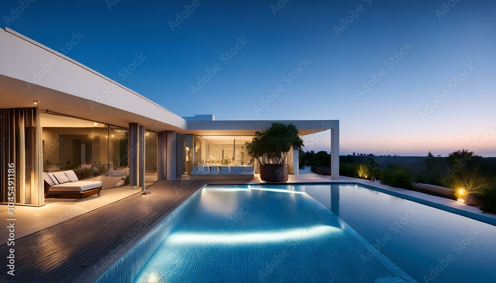 Luxurious 5-star ultra-luxury hotel pool Luxurious 5-star ultra-luxury hotel pool