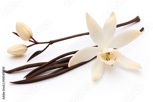 Vanilla Orchid Flower flower orchid petal.