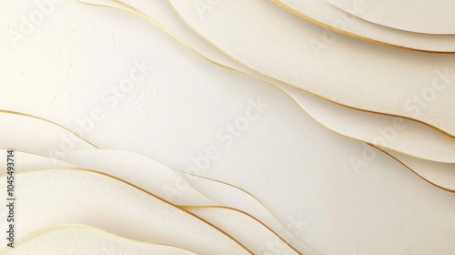 Ivory and gold background for a graduation certificate, emphasizing elegant simplicity.
