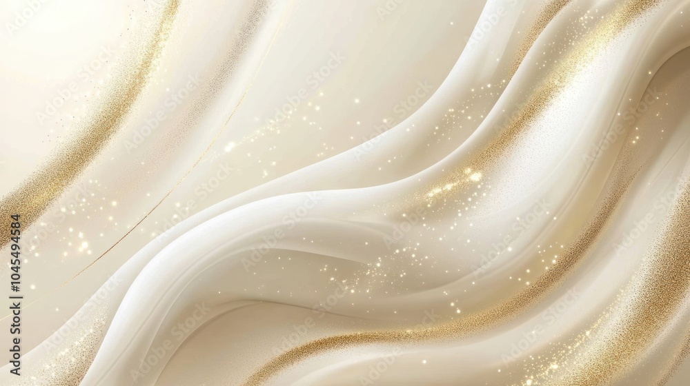 Ivory gradient certificate background with elegant gold highlights for graduation.