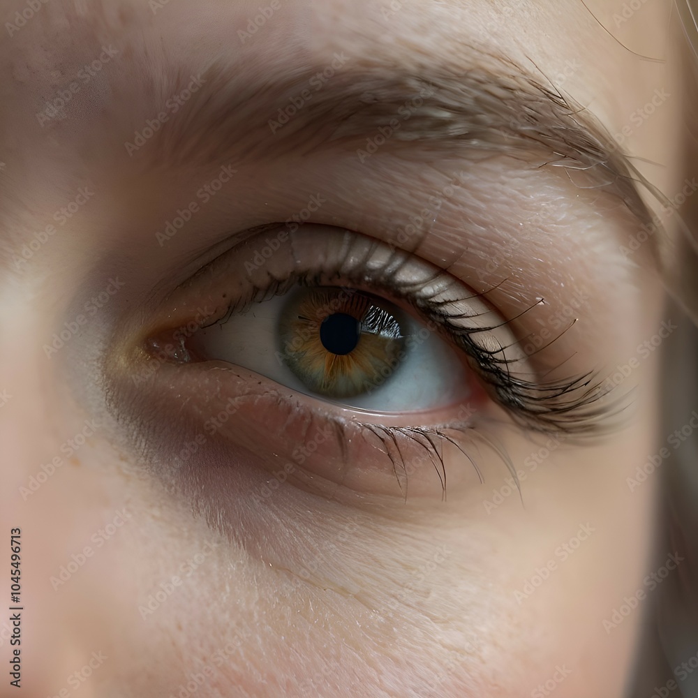 Fototapeta premium Close-up of a girl's eyes