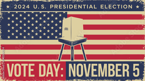 Artwork depicting the concept of presidential elections, democracy, and diversity	