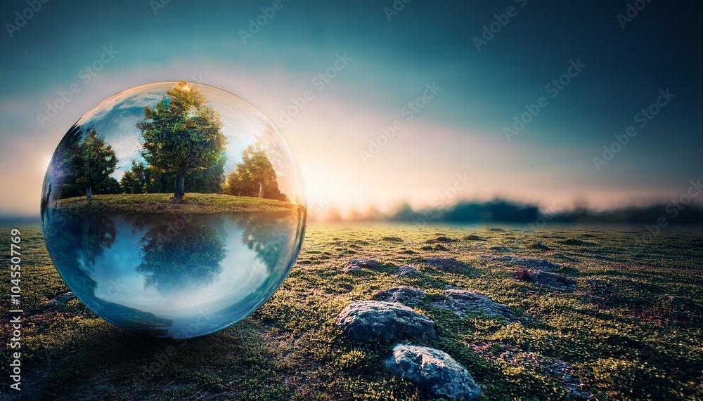 A water-filled ecosystem can be seen in the devastated fields A water-filled ecosystem can be seen in the devastated fields