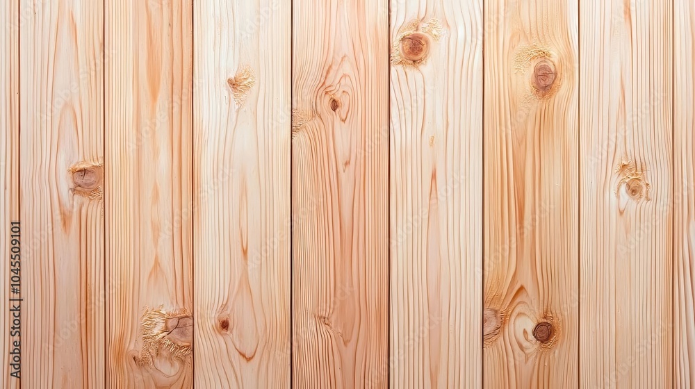 Obraz premium Smooth light wood texture with soft natural shadows