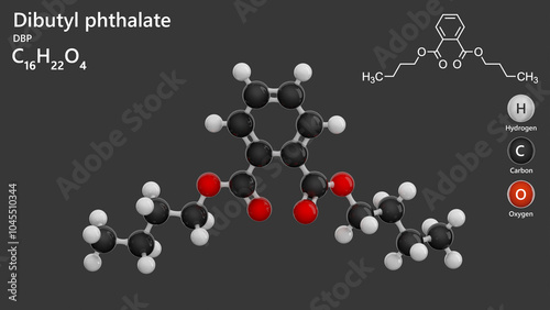 Photos Molecule: Dibutyl Phthalate