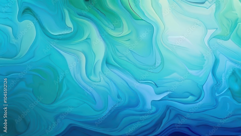 Abstract swirling patterns in shades of blue and green create a fluid, calming visual effect. Abstract swirling patterns in shades of blue and green create a fluid, calming visual effect.