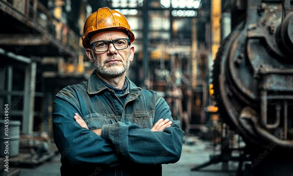 A Portrait of an Industrial Worker A Portrait of an Industrial Worker