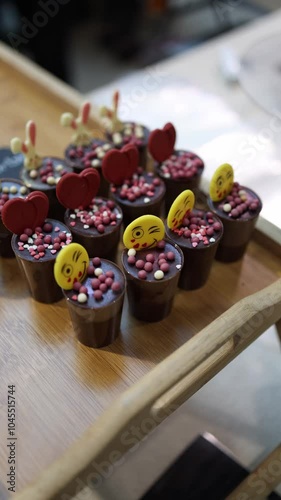 Wallpaper Mural beautiful chocolate confectionery vertical video Torontodigital.ca