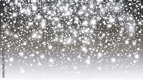 Wallpaper Mural Delicate white falling dots on gray background creating wintery festive effect for holiday-themed branding and promotional designs. Torontodigital.ca