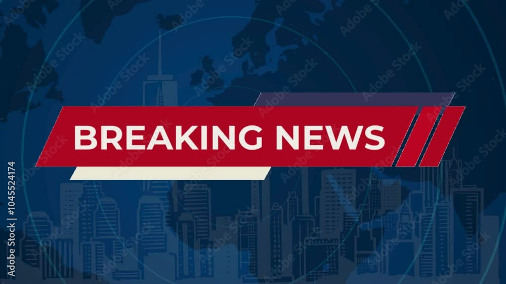 Breaking News Intro Clip - High-Energy Broadcast Opener