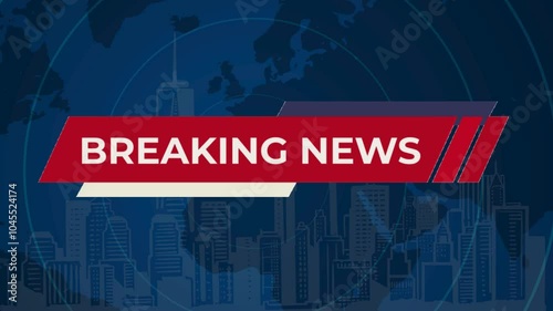 Breaking News Intro Clip - High-Energy Broadcast Opener