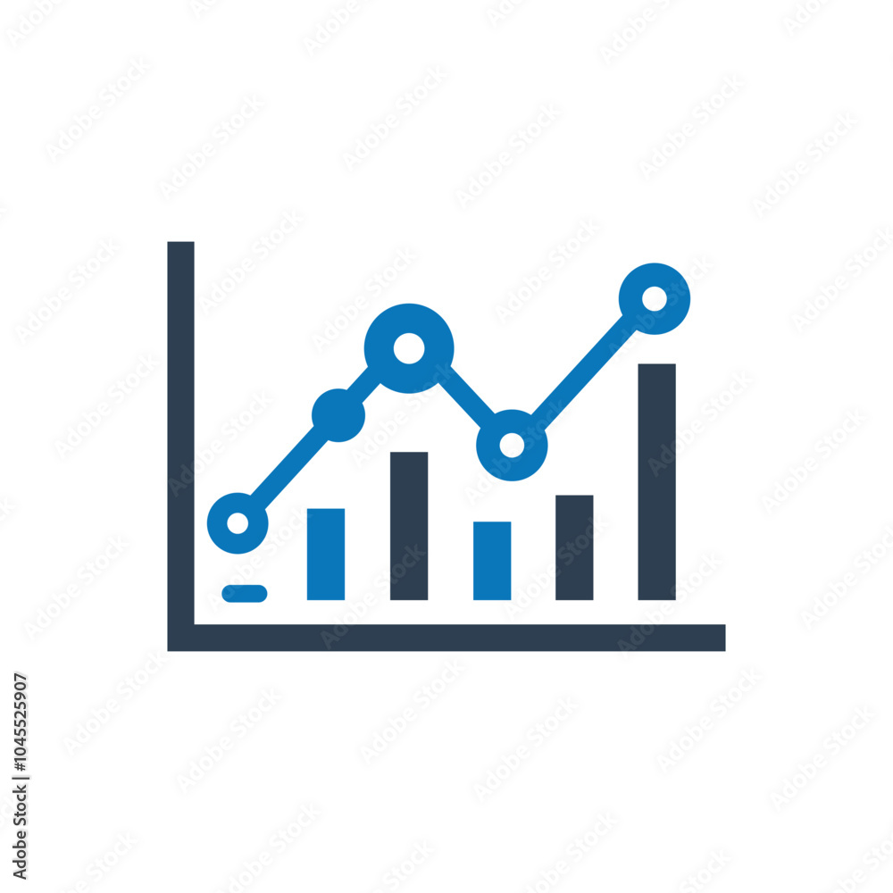 SEO Analytics Icon on white background SEO Analytics Icon on white background